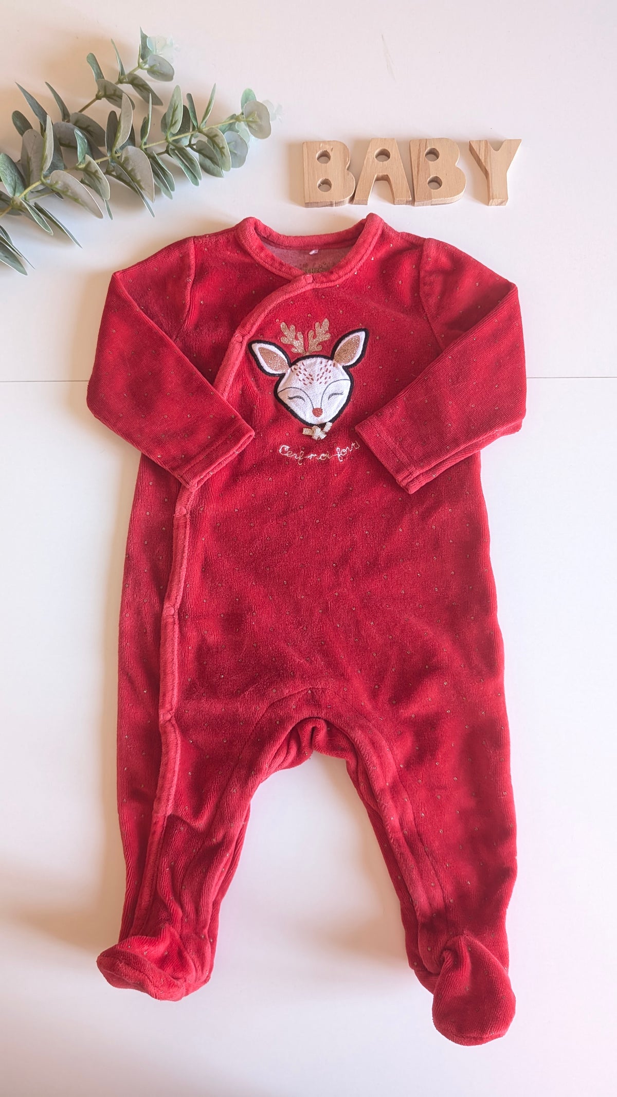 Pyjama "la biche de Noël"