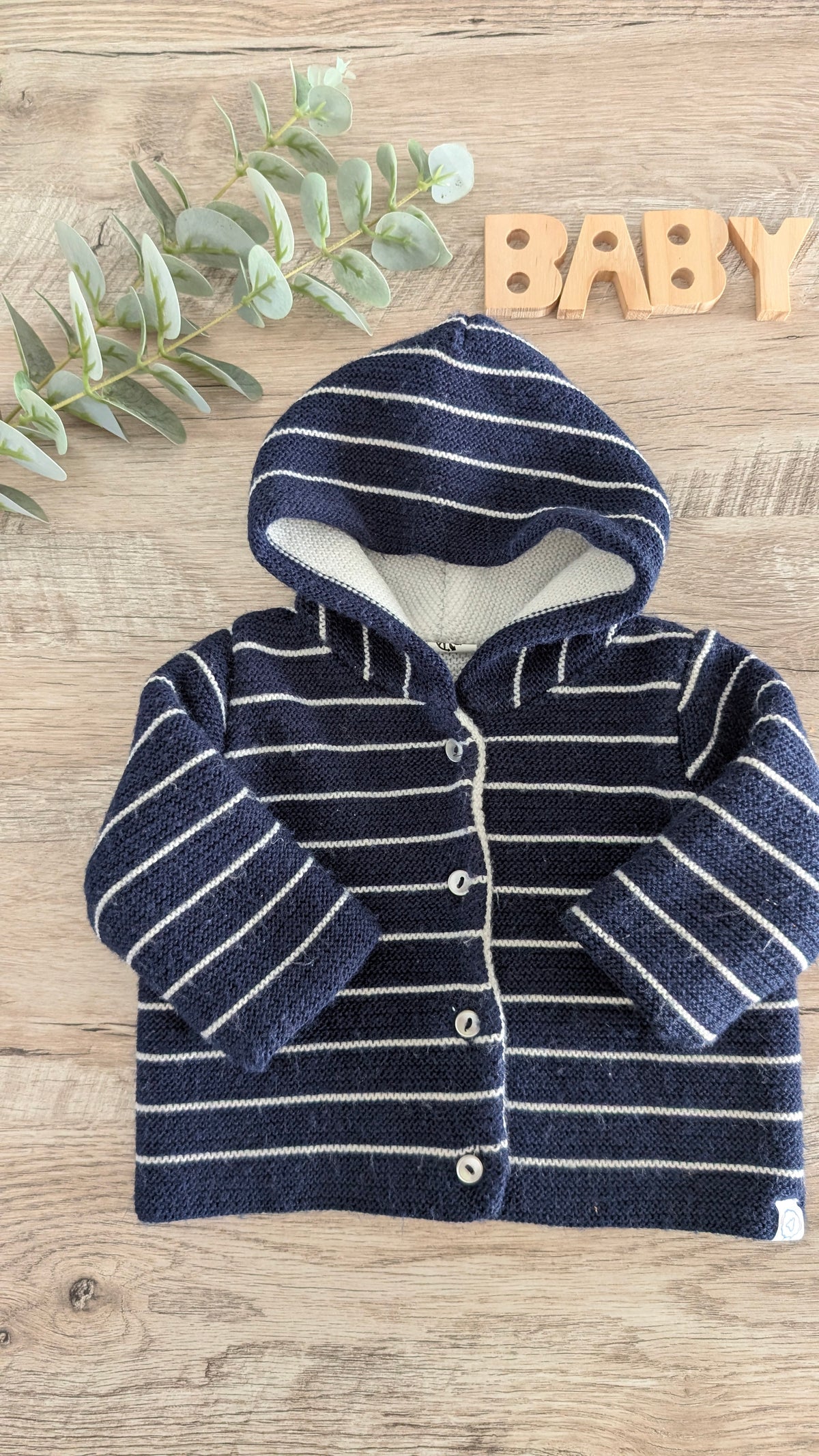 💙 Gilet à capuche Marin"