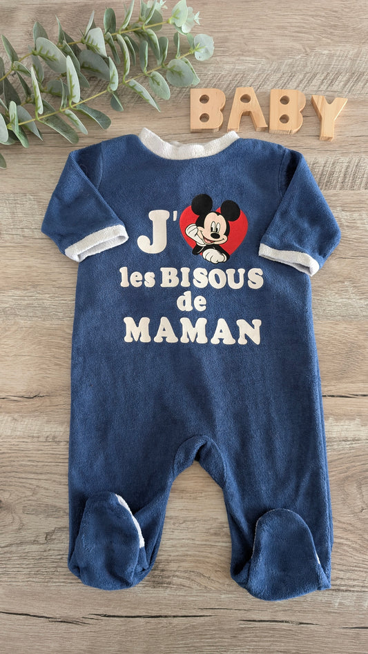 Pyjama velours "Mickey"
