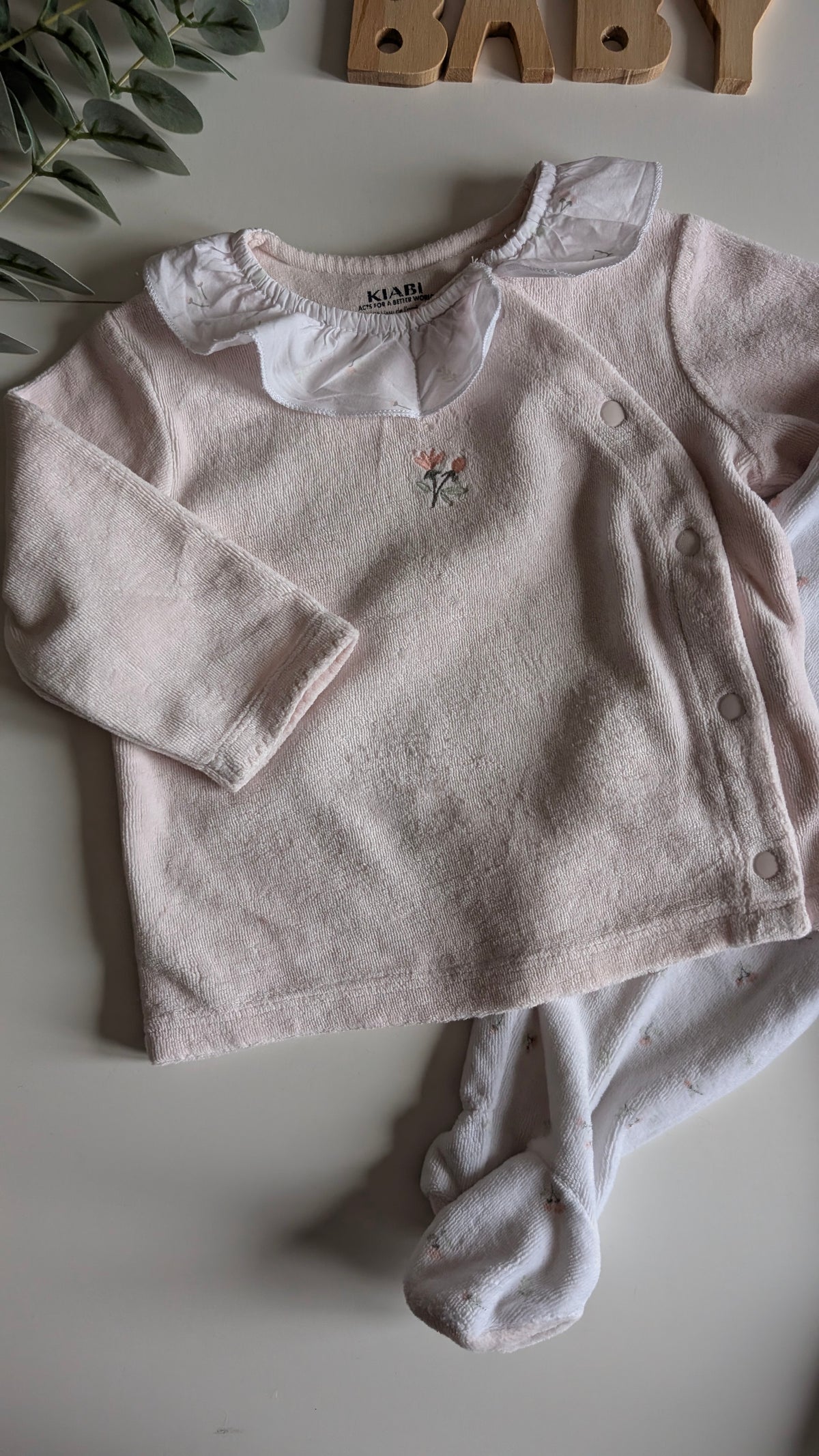 Pyjama velours "Anaïs"