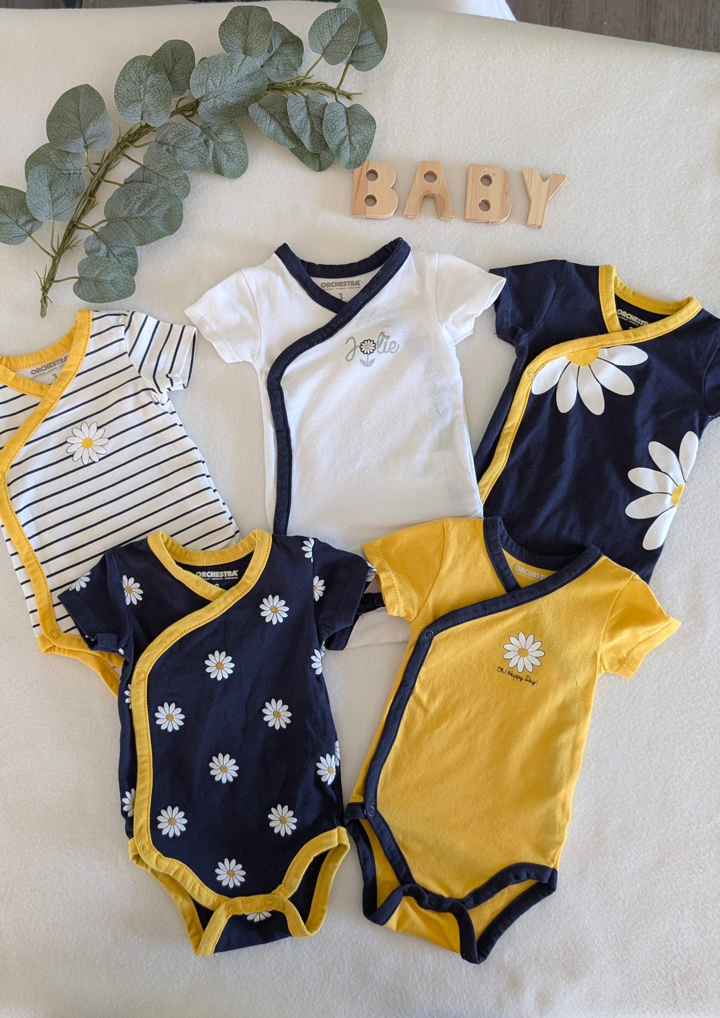 Lot body "fleurs"