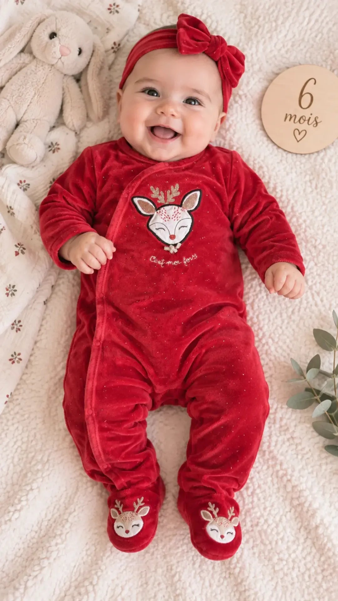 Pyjama "la biche de Noël"