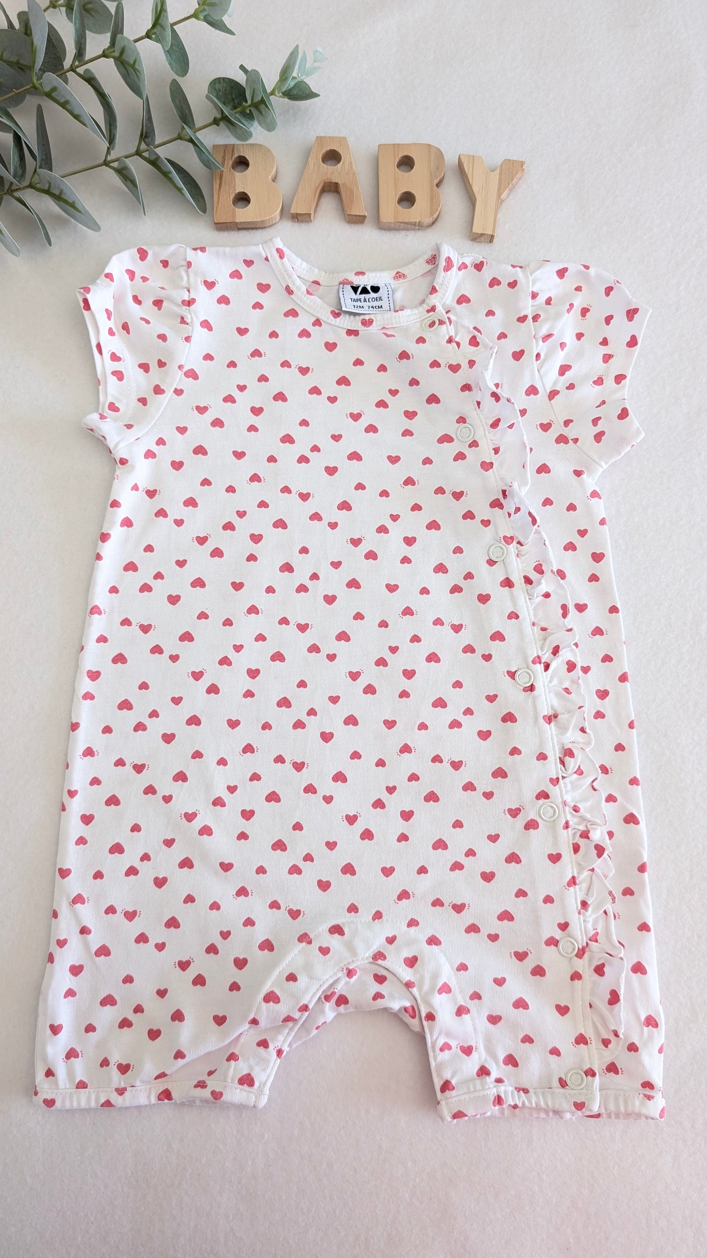 Barboteuse "petit coeur 💓"