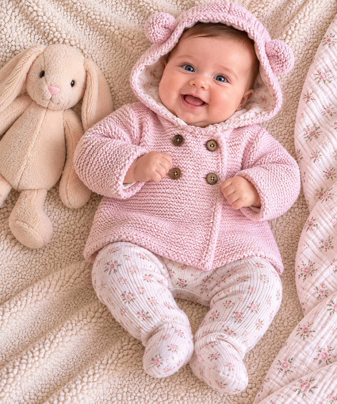 Gilet bébé "petit coeur 💓"