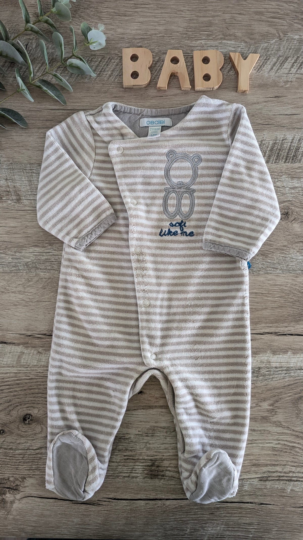Pyjama velours "Gabin"