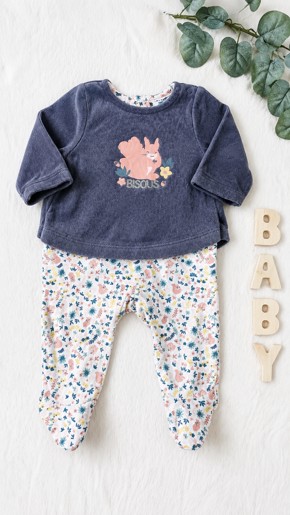 Pyjama bébé fille "écureuil 🐿️"